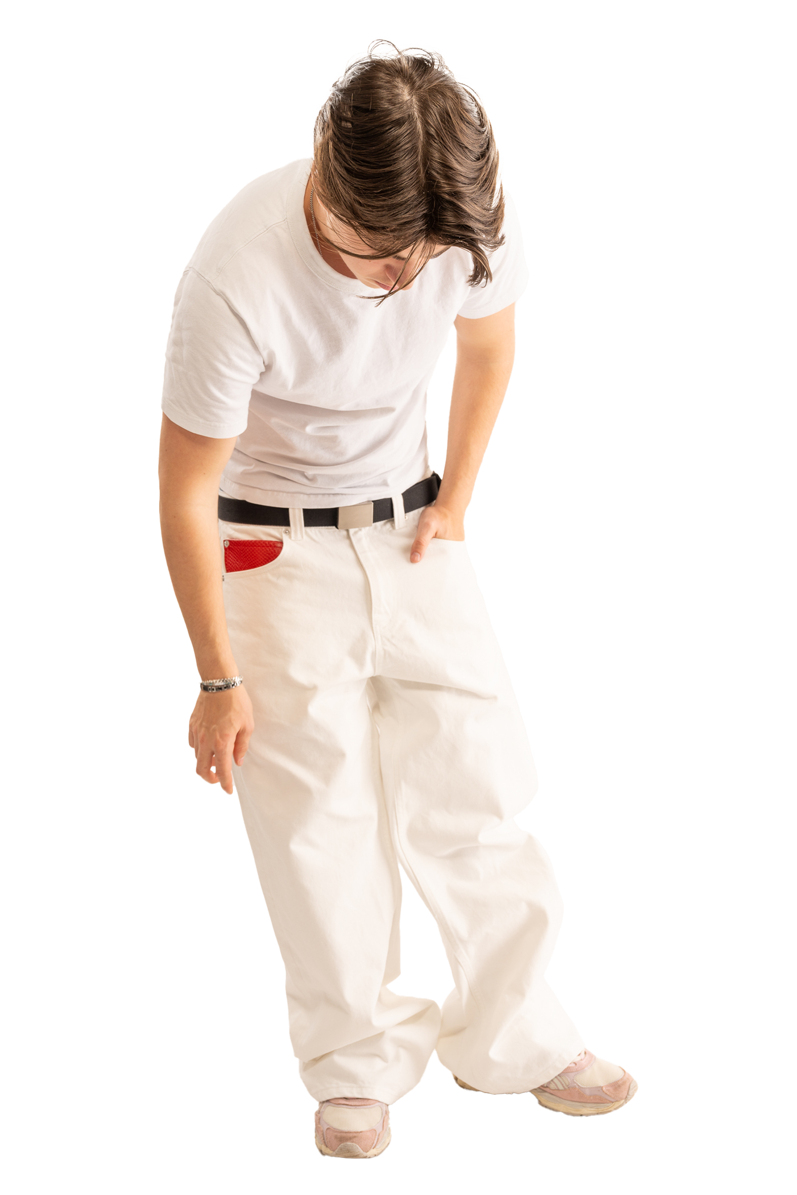 HeelLock™ RAW SELVEDGE DENIM GLACIER WHITE