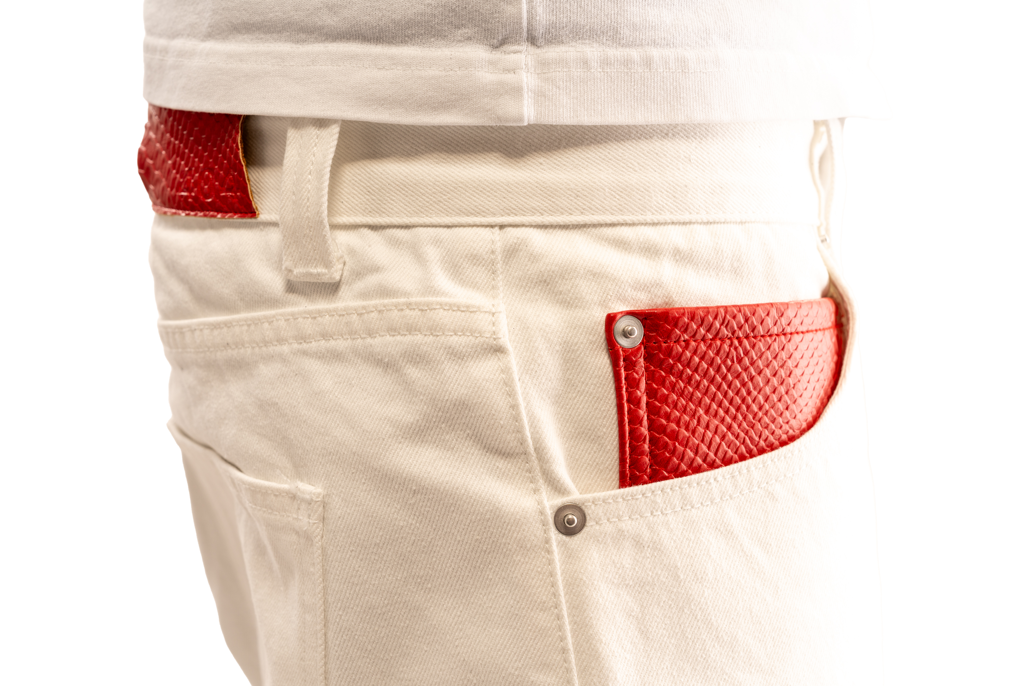 HeelLock™ RAW SELVEDGE DENIM GLACIER WHITE