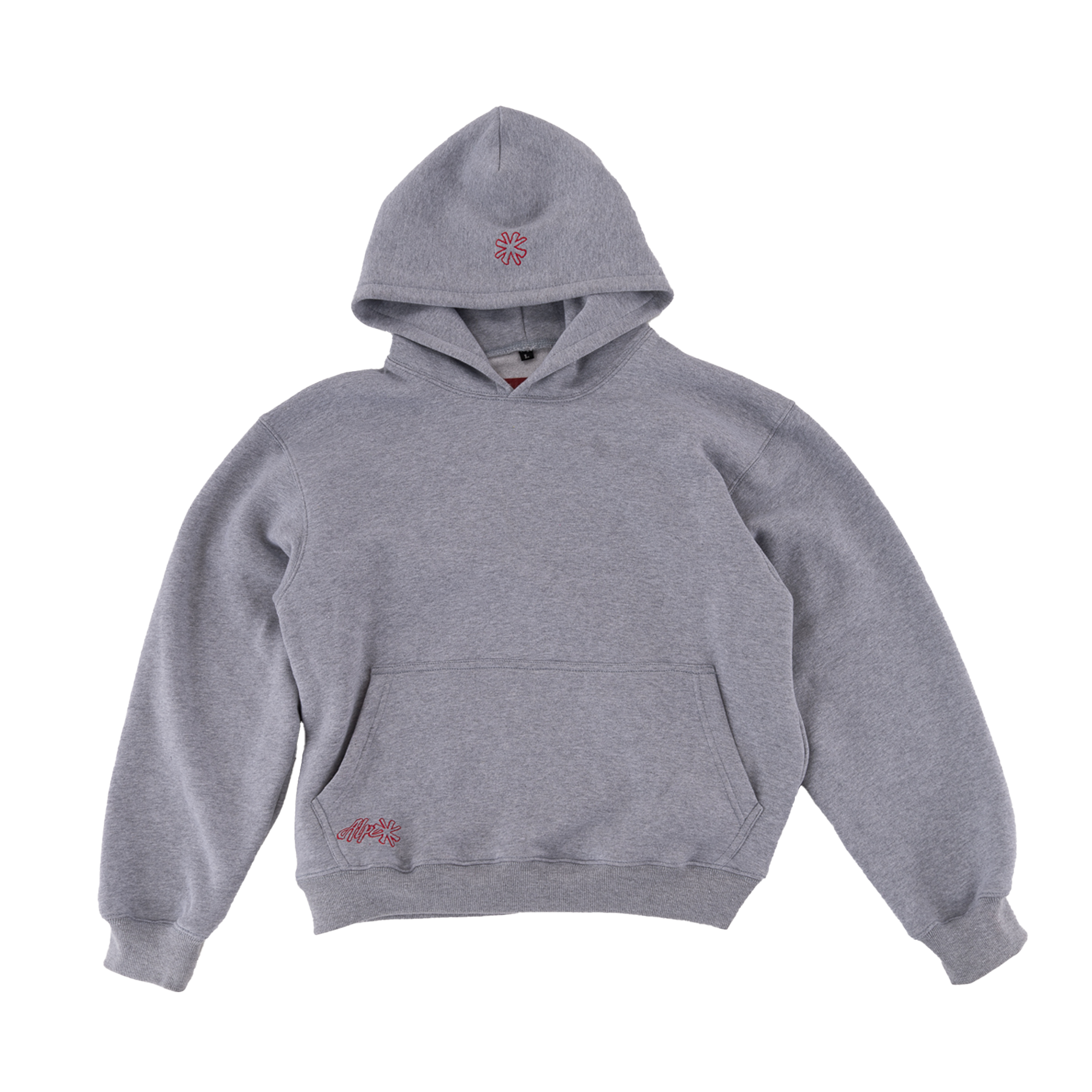 GRAY BOXY HOODIE