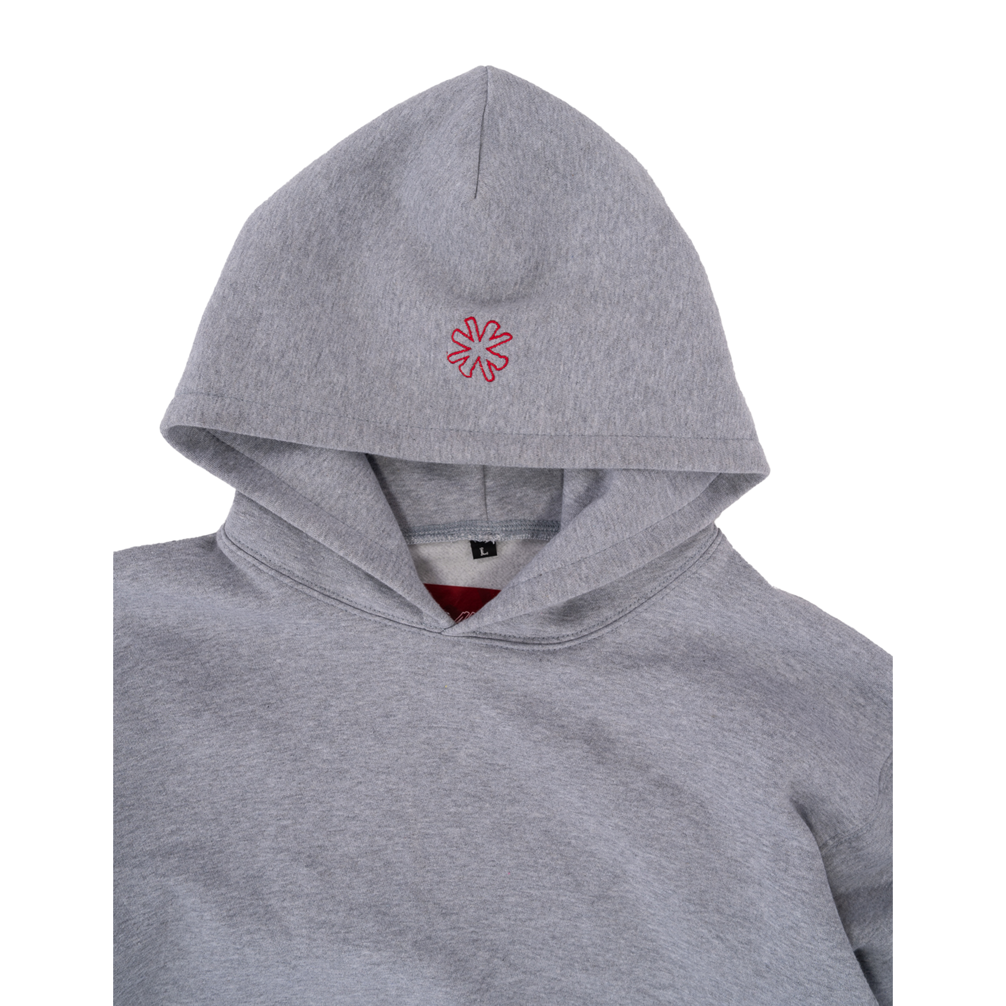 GRAY BOXY HOODIE